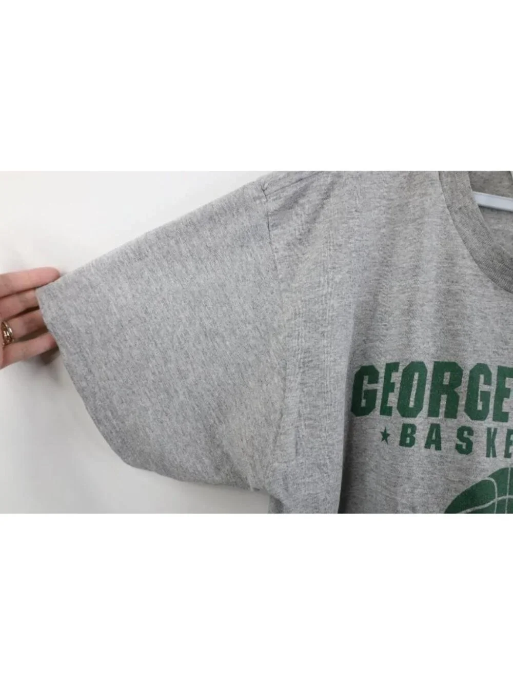 Vintage Nike Mens Large George Mason University Basketball Short Sleeve T-Shirt